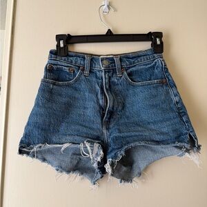 Abercrombie & Fitch Distressed Denim Shorts